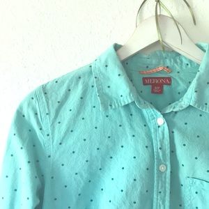 Teal Button Up Shirt